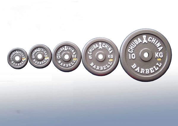 Barbell รุ่น แผ่นน้ำหนักรู 30 มม. PW 02