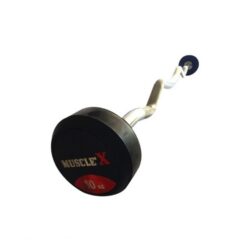 MUSCLE X รุ่น Fixed Curl Rubber Barbell