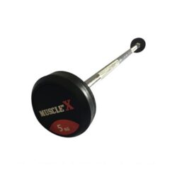 MUSCLE X รุ่น Fixed Straight Rubber Barbell