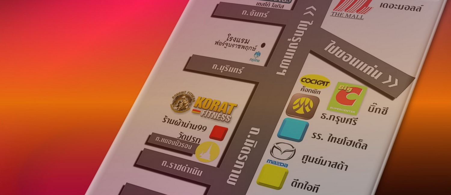 Korat Fitness Map