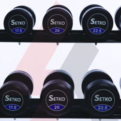 setko รุ่น RUBBER COATED DUMBBELLS ดัมเบลยาง